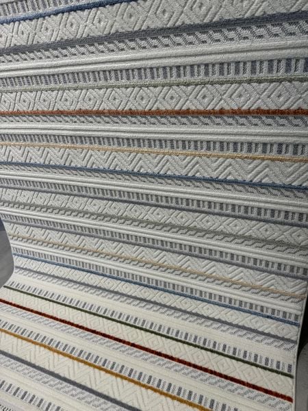 Alessa Serisi Renkli İskandinav Modern Dokuma Halı FO-9004
