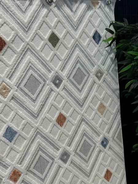 Alessa Serisi Renkli İskandinav Modern Dokuma Halı FO-9003