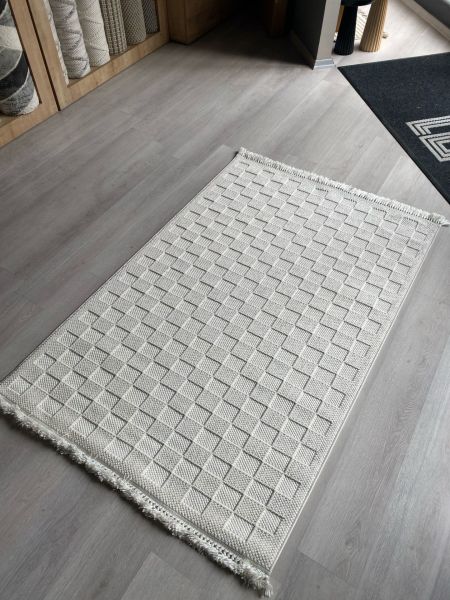 Havana Ekru Renk Yumuşak Dokuma Makine Halısı FO-35894B