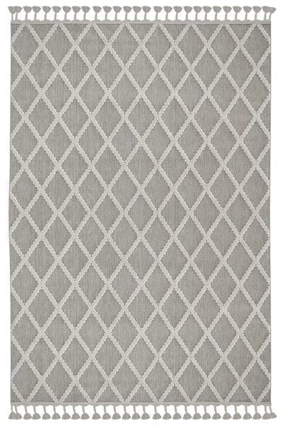 Marilla Serisi Gri Bukle Dokuma Toz Vermez Makine Halısı KH-0260 160x230 (4 mt2)