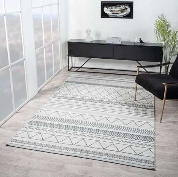 Vista Serisi Tozumaz Antialerjik Gri Renk Makine Halısı VS005G 160x230 (4 mt2)