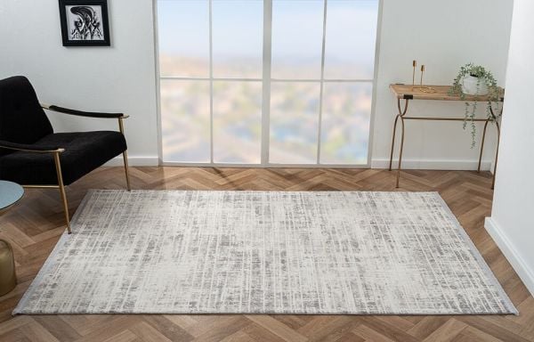 Scala Serisi Triko Akrilik Tozumaz Gri Renk Makine Halısı SC008G 160x230 (4mt2)