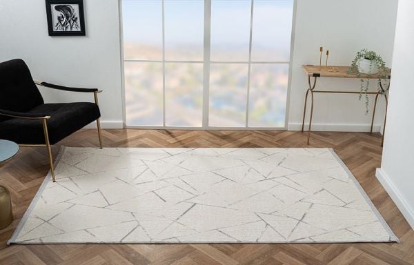 Scala Serisi Triko Akrilik Tozumaz Gri Renk Makine Halısı SC007G 160x230 (4 mt2)