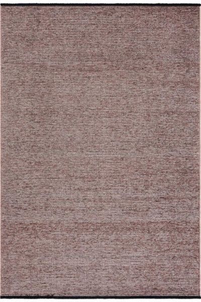 Zett Serisi Mürdüm Pamuklu Yıkanabilir Kaymaz Taban Dokuma Kilim 120x180