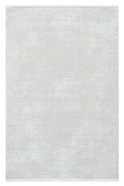 Pars Serisi Modern Dokuma Krem Renk Makine Halısı S-6003